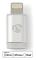 Lightning Adapter | Apple Lightning, 8-stifts | USB Micro-B Hona | Guldplaterad | Rund | Aluminium