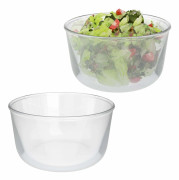 Salladsskålar i glas 2-pack