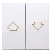 Kontakt-Simon DKZP1/11, Pushbutton switch, Vit, Plast, IP20, 14 g, 20 mm