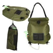 Soluppvärmd Campingdusch 20L med Termometer
