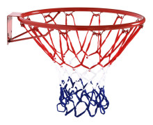 Basketbåge med nät, stålrör, ø46 cm