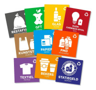 Plafor - Bin Sticker Set med 10 st.