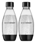 Sodastream DWS Fuse -drickflaska, svart, 2 st