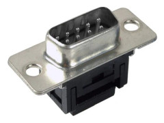 EFB Elektronik 29061.1, Dsub 15-pin, Svart, Hankoppling, Rak, Metall, 26/28