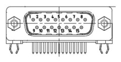 Molex 1731091909 D-SUB-kontakt Antal poler: 37 Lödstift 1 st