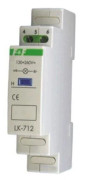 F&F modullampa 1-fas röd 30-130V AC/DC (LK-712 R 30-130V)