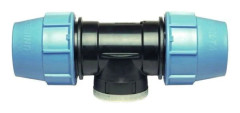 Unidelta Reducerande T-stycke PE GW PE 32mm x 5/4" x 32mm (603633)