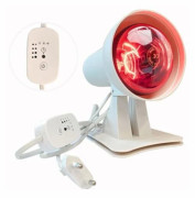 Infraröd lampa, rött ljuslampa, värmelampa, 150 watt med timer och justerbar temperatur, justerbar vinkel för att slappna av trötta muskler