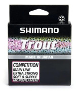 Shimano Line Trout Competition Monofilament 150m - röd - 0,18mm