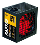 ATX-nätaggregat Rebeltec RAPTOR 500W, BRONZE 80+, Enkelskena, DC-DC