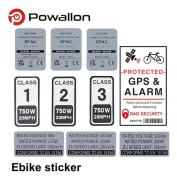 PVC Sticker for Electric Bicycle, Bafang Motor, Compatible with 36V 250W 48V 750W BBSHD GPS