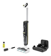 Kärcher FCV 4 Dry Pet & Home, 3-i-1 skaftdammsugare, Utan påse, Svart, 0,75 l, 0,45 l, Torr&våt