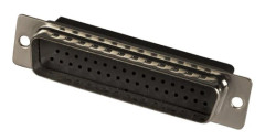 EFB Elektronik 34610.1, Dsub 50-pin, Svart, Hankoppling, Rak, Metall, 1 styck