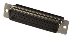 EFB Elektronik 34608.1, DSub 25-pin, Svart, Tenn, 1 styck