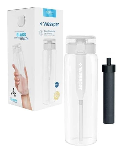 Wessper filtrerande glasflaska ActiveMax Clarti Glass 680 ml