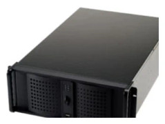 FANTEC TCG-4860X07-1 - Kan monteras i rack 4U - utökad ATX - ingen strömförsörjning - svart