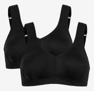 Ovadderad soft-bh Ingrid 2-pack