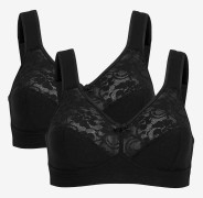 Bygellös mjuk-bh Anna 2-pack