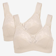 Bygellös mjuk-bh Anna 2-pack