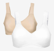 Ovadderad soft-bh Ingrid 2-pack