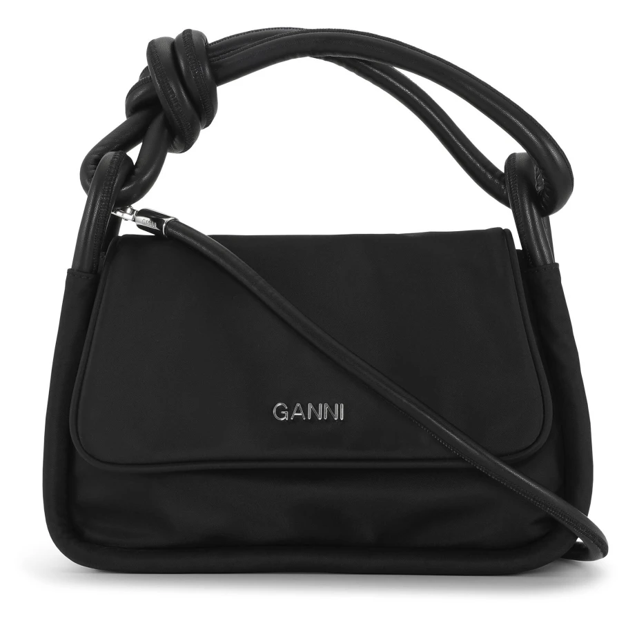 Knot flap over bag