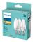 Philips 3-pack LED E14 Kron 5W (40W) Frost 470lm