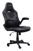 Trust Gaming GXT 703 Riye Gaming Stol, Bekväm Gamer Kontorsstol, Justerbar höjd, Liggande sits - Svart