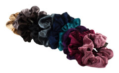 3x Hårsnoddar / Scrunchies i Sammet