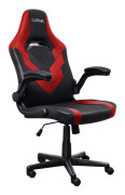 Trust GXT 703R RIYE - Spelstol - armstöd - L-formad - lutning - svängtapp - PU-läder (termoplastisk polyuretan + polykarbonat), elastiskt tyg - röd
