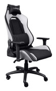 Trust GXT 714 Ruya - Spelstol - armstöd - T-formad - lutning - svängtapp - högdensitetsskum, PU-behandlat läder, plast - vit