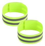 2x Elastiska Reflexband - Gul