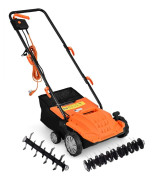 Elektrisk markör gräsmatta luftare 1500W 2-i-1 markör och luftare 104,5 x 51 x 103 cm orange