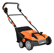 Elektrisk markör gräsmatta luftare 1800W 2 nivåer arbetsdjup 67 x 58 x 86 - 104 cm orange