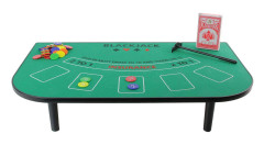 Blackjack Bord Med Tillbehör