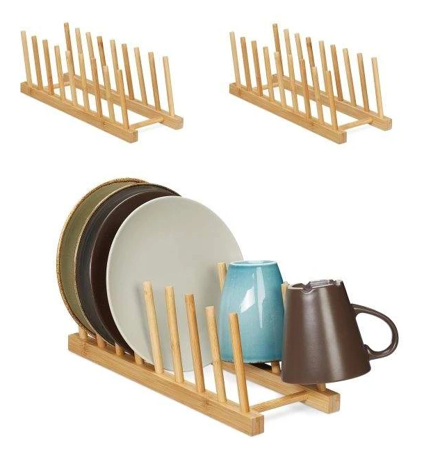 Tallrikställ för 8 tallrikar i ett set om 3