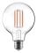 Airam LED G95 glödlampa, E27, 3000K, 470lm, klar koppar