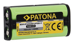 PATONA batteri för hörlurar Sony BP-HP550-11 700mAh Ni-Mh 2.4V MDR-RF4000
