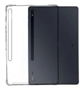 eSTUFF - Baksidesskydd för surfplatta - termoplastisk polyuretan (TPU) - klar - för Samsung Galaxy Tab S7
