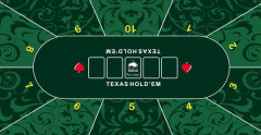 Buffalo Pokerduk grön 180x90cm 3mm