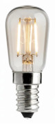 LED-lampa WARM GLOW päron klar E14 1,5W 2100K dimbar