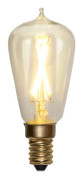 LED-lampa E14 ST38 Soft Glow Dimmable, Transparent