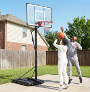 Bärbar basketkorg – justerbar ryggstöd på 1,6–3 meter