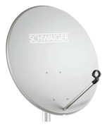 Schwaiger SPI440.0 Parabolantenn 42 cm Reflektormaterial: Stål Ljusgrå