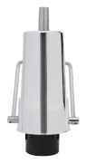 Frisörstol Hydraulisk Pump, Justerbar Höjd, Hög Lastkapacitet,Silver