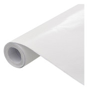 vidaXL Bilfoliering 4D vit 100x150 cm