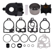 Vattenpump Repsats - Utombordsmotor 65–225 hk 18-3319 - Komplett servicekit - Impeller & packningar - Svart