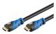 Goobay Premium höghastighets HDMI™-kabel med Ethernet, certifierad HDMI™-kontakt (typ A) > HDMI™-kontakt (typ A), 0.5 m