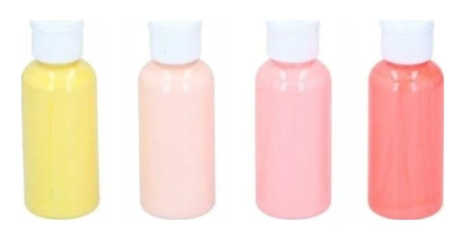 Artico pastellfärger akrylfärg i tuber 80 ml 4 färger (set 1)