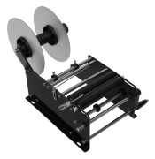 MT-30 manuell etikettmaskin - rund flasketiketterare - 10–30 st/min - 10–110 mm etikettbredd - bordsmodell - svart