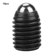 10 st M12 Skruvgängade Hex-uttag Kolstål Kulspärrar Set (M12*16)
